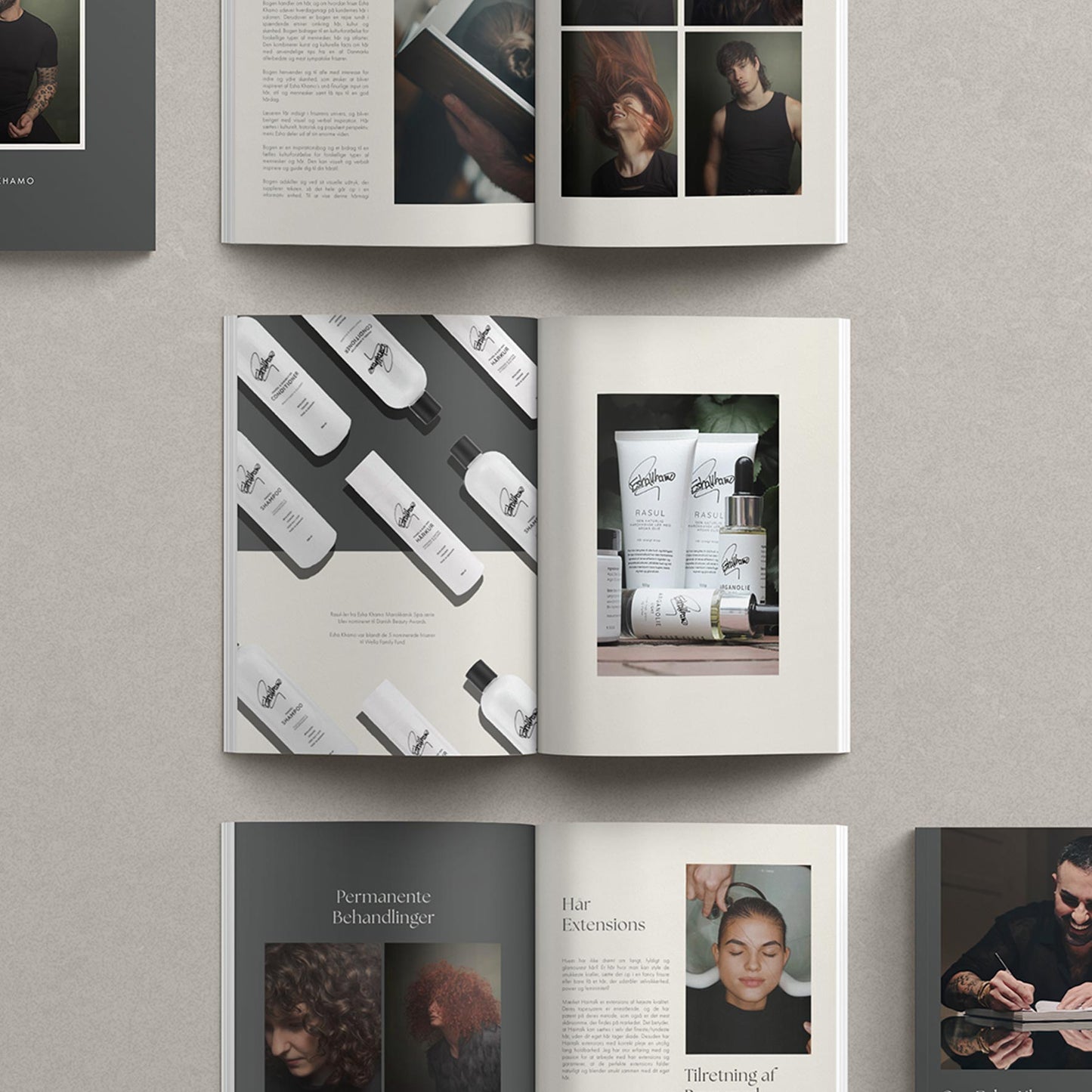 Magazine design and print layout portfolio - professional graphic design and brand identity services Scandinavia