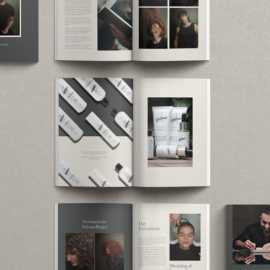 Magazine design and print layout portfolio - professional graphic design and brand identity services Scandinavia
