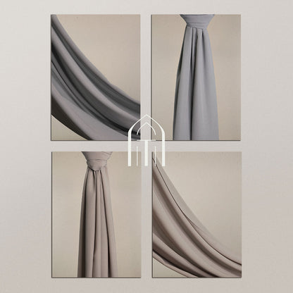 Professional product photography services Sweden - TAHARA modest fashion fabric photography showcasing elegant textile textures and draping by Cmone Creative Denmark